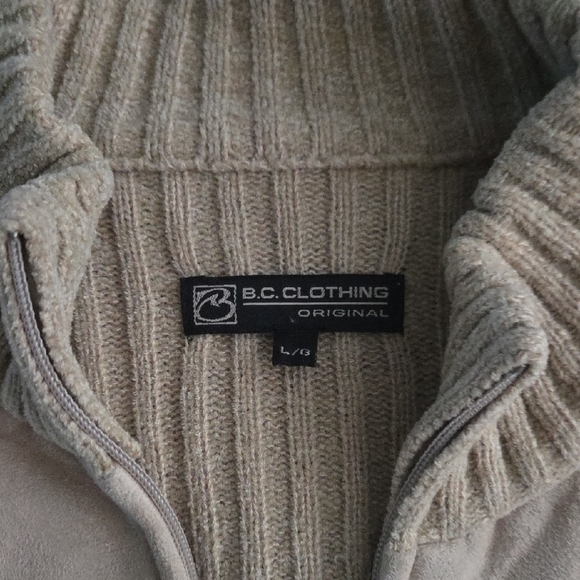 B.C. Clothing Tan Ribbed Jacket - Picture 2 of 2